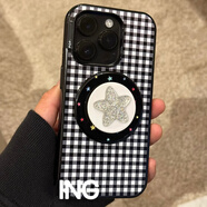 其他家泡泡黑白格子斑點(diǎn)狗強磁吸防摔手機殼16promax可愛(ài)輕薄15pro創(chuàng  )意星星14帶磁吸支架保護殼蘋(píng)果手機 心靈彗星磁吸單支架 iPhone_17_Pro_Max