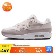 耐克NIKE運動(dòng)休閑鞋女子氣墊AIR MAX 1運動(dòng)鞋DZ2628-106白紫36.536.5