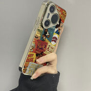 LZL用于華為pura70proUltra手機殼小羊皮復古矮人p40感p50e外全包防摔P60新款網(wǎng)紅男女潮牌P70pro十套 復古米老鼠海報電鍍小羊皮 華為P60