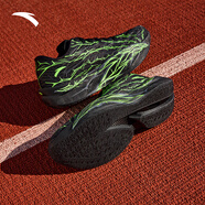 安踏（ANTA）C202 6代丨馬拉松碳板競速跑鞋減震跑步鞋舒適低幫輕便男鞋 【綠荊棘】 39