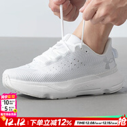 安德瑪（Under Armour）官方男鞋 跑步鞋 25秋冬新款透氣減震跑步健身訓練運動(dòng)鞋子男跑鞋 3027190-100/白色/HOVR科技 42.5