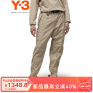 Y-3【 雙12】y3CRK NYL CUF PNT男士休閑束口薄款工裝褲50IV8024 米白色 XL
