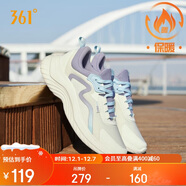 361°運動(dòng)鞋女秋冬季保暖網(wǎng)布輕便減震通勤休閑跑步鞋子女682232210-5