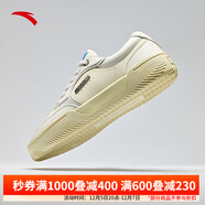 安踏（ANTA）【凱里·歐文同款】HELA TRIBE丨歐文系列情侶板鞋籃球文化鞋男女 象牙白/微蛋白/積云灰-1(男女同 39