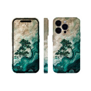 中掌柜中式云霧青松適用蘋(píng)果1615promax硬殼小米15新款紅米K80pro華為p7 精孔亮面硬殼~按鍵鏡頭全包 華為 Mate 40