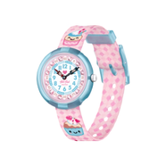 斯沃琪（Swatch）Flik Flak（飛菲）瑞士防水學(xué)生兒童節日禮物送女生男女孩手表 烘培新星ZFBNP219