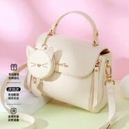 歐時(shí)納（JUST STAR）包包女款2025年新款輕奢單肩斜挎包手提包高級感女士包生日禮物女