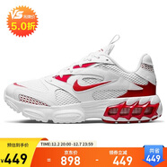 耐克NIKE女子 休閑鞋 透氣 ZOOM AIR FIRE 運動(dòng)鞋 CW3876-101白紅36.5