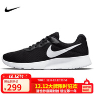 耐克NIKE女休閑鞋透氣緩震TANJUN運動(dòng)鞋DJ6257-004黑白38.5