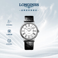 浪琴（LONGINES）瑞士手表 時(shí)尚系列 機械皮帶男表L49224112