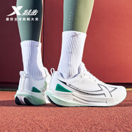 特步（XTEP）【青松拿下】?jì)汕Ч镂宕凶舆\動(dòng)鞋透氣輕便減震耐磨體考跑步鞋