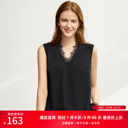 AMII女裝2025職業(yè)西服套裝女夏季新款休閑外套時(shí)尚西裝兩件套 黑色(吊帶背心) S (155)