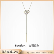 Jay羅馬雙環(huán)毛衣鏈高檔毛衣項鏈長(cháng)款吊墜衣服掛繩掛飾媽媽禮物 【品牌禮盒】古銅色