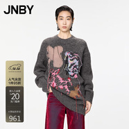 JNBY/江南布衣秋冬針織連衣裙女寬松圖案藝術(shù)感百搭高級5OBG14770