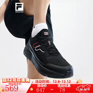 斐樂(lè )（FILA）官方男鞋MIND 7健身房跑鞋夏靈智鞋 7綜訓鞋跑步鞋 黑-BK 42.5