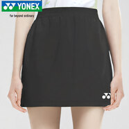 尤尼克斯YONEX羽毛球服專(zhuān)業(yè)吸汗透氣時(shí)尚女款運動(dòng)短裙褲220075BCR黑XO