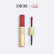 迪奧DIOR【圣誕限定】烈艷藍金雙效亮閃唇釉 720口紅化妝品生日禮物女