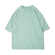 馬登 MADEN工裝美式復古冰絲T恤冰氧酷纖維涼感寬松透氣薄短袖上衣男夏 淺綠色建議拍小一碼 S S