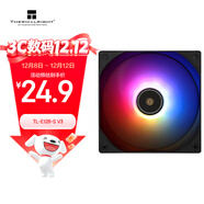 利民(利民) TL-E12B-S V3 12cm PWM機箱散熱風(fēng)扇 2000轉速 S-FDB軸承 4PIN PWM 幻彩風(fēng)扇ARGB