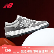 NEW BALANCENB官方板鞋男鞋女鞋復古休閑平底鞋低幫百搭運動(dòng)鞋BB480L系列 淺灰色/深灰色 BB480LEC 38 (腳長(cháng)23.5cm)