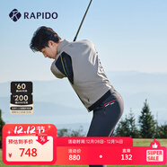 Rapido靂霹道春夏新款男士高爾夫GOLF無(wú)束縛夾克外套CN4Z39Z11 深棕色 2XL 185/100A
