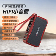 山水（SANSUI） 收音機老人便攜式可充電插卡音箱戶(hù)外迷你小音響無(wú)線(xiàn)藍牙音箱隨身聽(tīng)音樂(lè )播放器廣播唱戲機評書(shū)機 M37紅色【標準版】