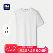 海瀾之家（HLA）短袖T恤男圓領(lǐng)通勤休閑風(fēng)短袖男夏季HNTBJ2J250A 米白R0 M 170/88A 推薦125~136斤