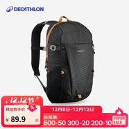 迪卡儂雙肩背包戶(hù)外登山包徒步背包休閑新老隨機發(fā)石墨黑20升-2663481