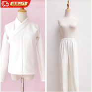 愛(ài)帛哆秋冬加絨加厚漢服中衣中褲馬面裙打底褲內搭漢服睡衣古風(fēng)里衣內搭 白色冬季上衣 2XL XXL