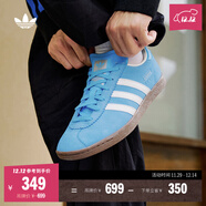 adidas「T頭鞋」STADT經(jīng)典時(shí)尚薄底運動(dòng)板鞋男女阿迪達斯三葉草   藍色/亮白/漢玉白（推薦女生買(mǎi)小半碼）   38