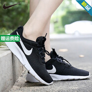 耐克（NIKE）官方女鞋 25冬季新款運動(dòng)鞋低幫透氣休閑鞋緩震時(shí)尚跑步鞋子 818381-011 黑白/TANJUN 36