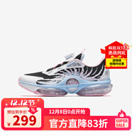 安踏（anta）女大童運動(dòng)鞋新款紐扣鞋犟彈跑步鞋中大童跑鞋兒童女童鞋 【UFO】黑/安踏白-2 35