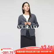 婭麗達通勤氣質(zhì)仿毛呢灰色半身裙女25秋冬新款小個(gè)子高腰H型短裙 女神灰 /仿毛呢面料/后腰松緊（H0） S