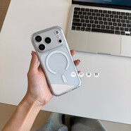 中掌柜一只呆鵝精孔磁吸簡(jiǎn)約清水殼透明磁吸手機殼適用iPhone17promax 精孔磁吸版 iPhone 17