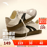 安踏TT鞋丨王一博同款德訓鞋男女情侶款冬季休閑板鞋運動(dòng)鞋休閑薄底鞋 【女款TT】白/灰/基礎黑-6 40 （建議拍大半碼）