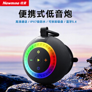 紐曼（Newmine）BT538藍牙音箱浴室防水吸盤(pán)音響低音炮新款高音質(zhì)無(wú)線(xiàn)音樂(lè )播放器唱歌實(shí)用禮物超長(cháng)續航