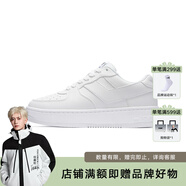 PONY【明星推薦】戶(hù)外運動(dòng)經(jīng)典厚底小白鞋Lighting男女同款休閑板鞋 241U1LT03RW本白 41 (265mm) 【建議拍大一碼】