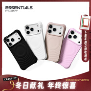 CASETIFY 純色波漾手機殼 MagSafe兼容 硅膠手機殼 適用于蘋(píng)果iPhone17/16/15 Air/Plus/Pro/Max手機保護殼 黑色Magsafe iPhone 14 Pro M