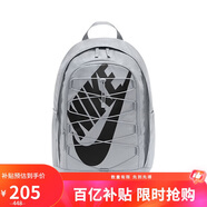 耐克（NIKE）男女雙肩包背包 大容量旅行包電腦書(shū)包休閑包DV1296-012 灰色