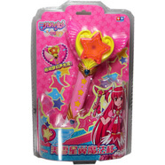 京普頓（KINPUTON）巴拉拉小魔仙玩具巴啦啦小魔仙鋼琴提琴耳麥變身器魔法神箭魔法棒 581308美雪棒子 送禮品