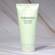 泊美（PURE＆MILD）洗面奶鮮純珍萃洗臉膏柔潤滋潤型水潤型保濕倍水潤 120ml 水潤型