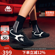 KappaWing官方男鞋賽車(chē)運動(dòng)德訓鞋子男秋季新款跑步鞋男 黑色  42