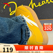 安踏輕松板鞋女鞋德訓鞋百搭休閑運動(dòng)鞋女秋冬新款厚底增高耐磨小白鞋 【新款推薦-活力板鞋】鶯黃/象牙白-8 35.5 (220mm)