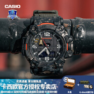 卡西歐（CASIO）【圣誕禮物】手表男G-SHOCK大泥王黑金太陽(yáng)能電波潮流運動(dòng)電子表 GWG-2000-1A3二代泥王-叢林綠