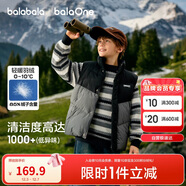 巴拉巴拉童裝兒童馬甲男童女童羽絨服外套2025新冬裝上衣保暖208425101204