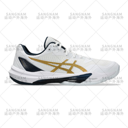 亞瑟士（asics）SKY ELITE FF3女子排球鞋輕量穩定回彈運動(dòng)鞋 白色_金色_低幫 1052A075-102 37 內長(cháng)230mm