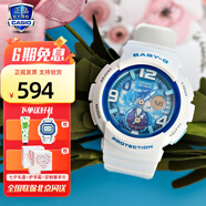 卡西歐（CASIO）【圣誕節禮物】手表女G-SHOCK和BABY-G系列運動(dòng)石英表送女生 BGA-190GL-7B海洋藍