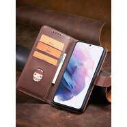 藍彩何適用于iPhonexs手機殼xr全包蘋(píng)果xsmax真8防摔8plus翻蓋式7男士6s女生5x硅膠軟殼潮帶掛繩保護皮外 淺棕色帶扣牛紋 iPhone6s