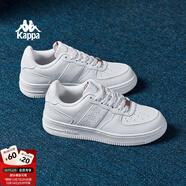 卡帕卡帕背靠背官方男鞋厚底運動(dòng)板鞋男軟底輕便潮流百搭小白鞋子男 鷺羽白 36