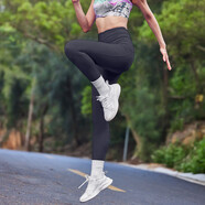 宰摟斐速跑 跑步運動(dòng)褲女款健身戶(hù)外專(zhuān)業(yè)訓練速干緊身彈力壓縮褲秋冬 黑色 M